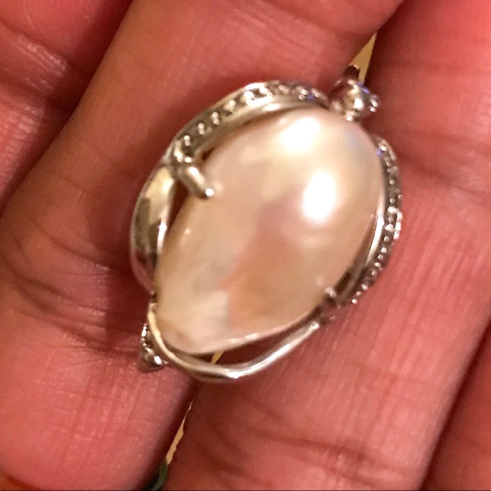 Pearl Earrings - Sterling Silver - Picture 2 of 2